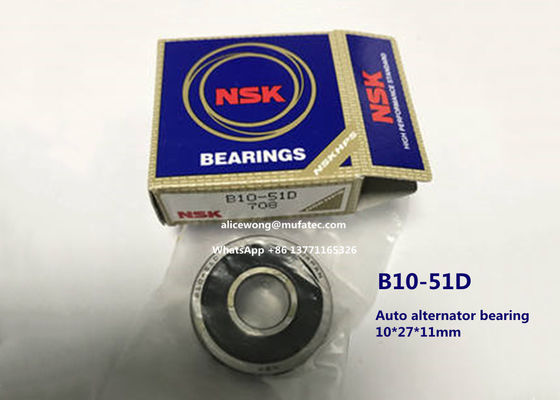 B10-51D automotive alternator bearing special ball bearing 10*27*11mm