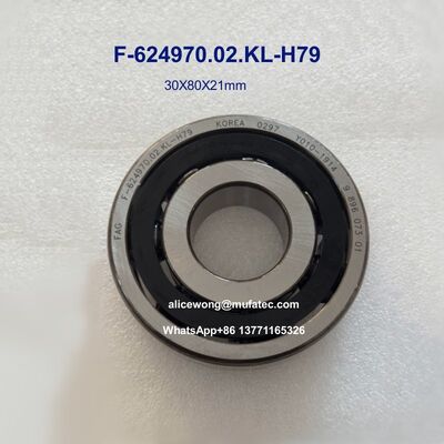 F-624970.02.KL-H79 30X80X21mm Automotive Bearings Open Type Deep Groove Ball Bearings