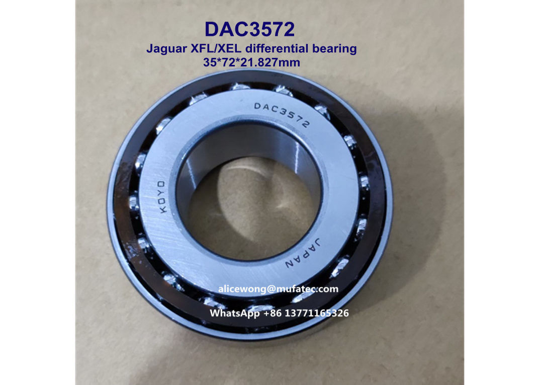 DAC3572 Jaguar XFL XEL differential bearing double row thrust angular