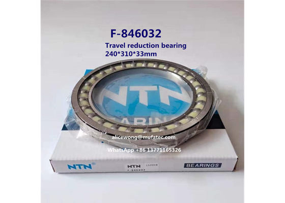 F-846032 excavator travel reduction bearing thin section angular contact ball bearing 240*310*33mm