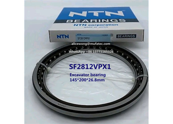 SF2907 SF2907VPX1 excavator bearing single row angular contact ball bearing 143*175*16mm