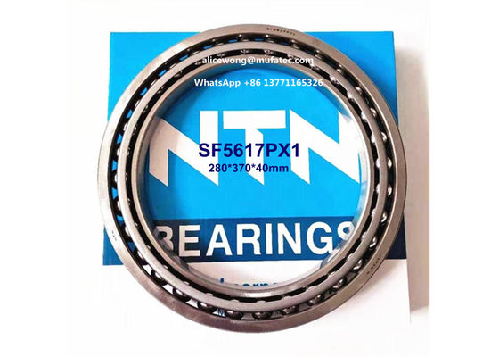 SF5617 excavator bearing steel cage angular contact ball bearing 280*370*40mm