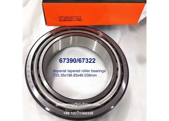 67390/67322 inch taper roller bearings 133.35x196.85x46.038mm