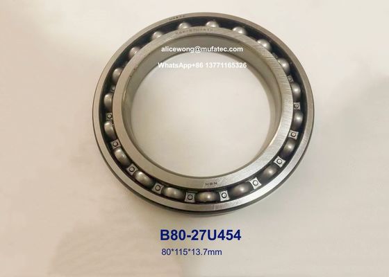 B80-27U454 B80-27 auto bearings non-standard deep groove ball bearings 80*115*13.7mm