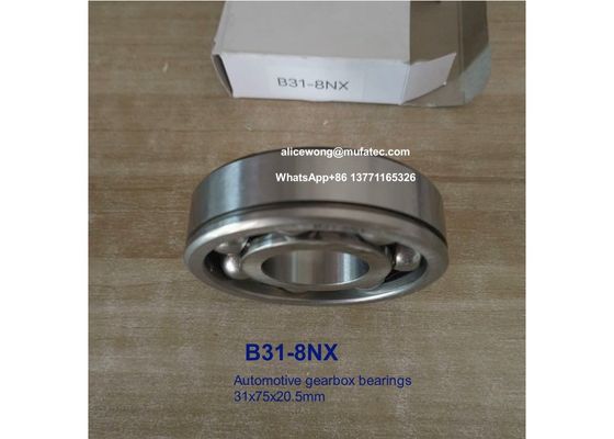 B31-8NX B31-8 automotive gearbox bearings special ball bearings with snap 31x75x20.5mm
