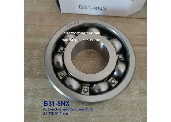 B31-8NX B31-8 automotive gearbox bearings special ball bearings with snap 31x75x20.5mm
