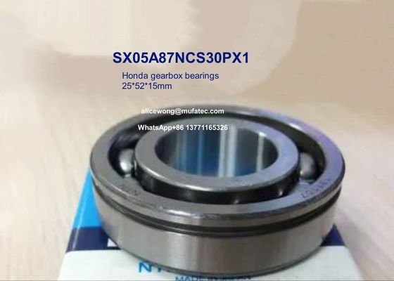 SX05A87NCS30PX1 SX05A87 NCS30PX1 Honda gearbox bearing non-standard ball bearing 25*52*15mm