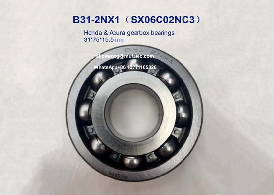 B31-2NX1 B31-2 SX06C02NC3 Honda Acura gearbox bearings special ball bearings for car repair and maintenance 31x75x15.5mm