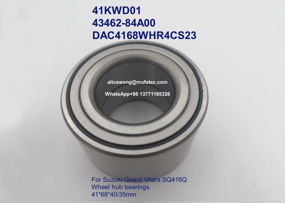 41KWD01 DAC4168WHR4CS23 43462-84A00 Suzuki Grand Vitara SQ416Q wheel hub bearings 41x68x40/35mm