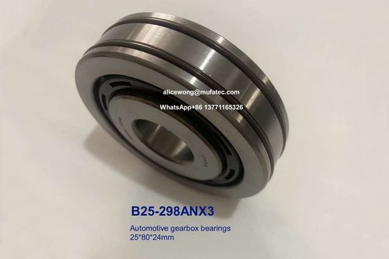 B25-298ANX3 B25-298 auto gearbox bearings special ball bearings with slots 25x80x24mm