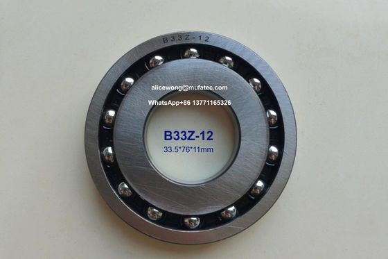 B33Z-12 automotive gearbox bearings nylon cage ball bearings 33.5*76*11mm