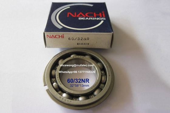 60/32NR automotive bearings deep groove ball bearings with snap ring 32*58*13mm