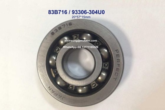 83B716 93306-304U0 special ball bearings for Yamaha outboard part crankshaft piston 20*57*15mm