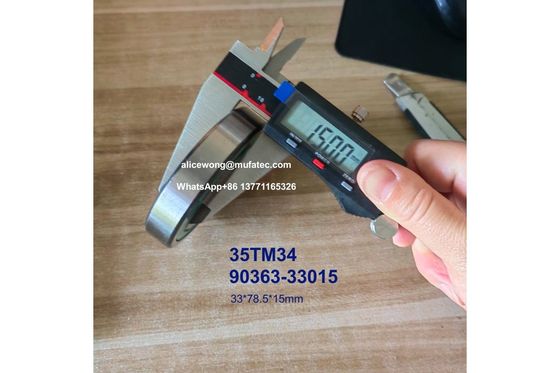 35TM34 90363-33015 Toyota gearbox bearings special ball bearings for Toyota spare part replacement 33*78.5*15mm