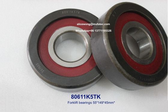Choose Our Forklift Bearings for Unmatched Performance and Durability 80611K5TK 55x149x45mm