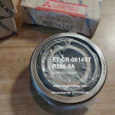 R28-9A ET-CR-0614ST MD724117 Automobile Bearings Inch Taper Roller Bearings 28x63x22.45mm