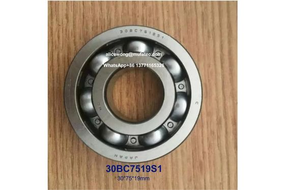 30BC7519S1 Automotive Vehicle Gearbox Bearings Deep Groove Ball Bearings 30x75x19mm