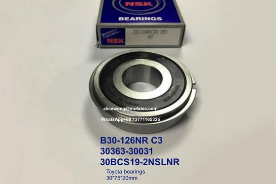 B30-126NR C3 30BCS19-2NSLNR 30363-30031 Toyota Bearings 30x75x20mm Non-standard Deep Groove Ball Bearings