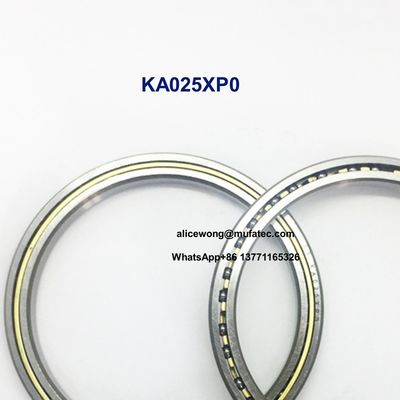 KA025XP0 Thin Section Bearings 63.5x76.2x6.35mm P0 Precision Brass Cage Ball Bearings