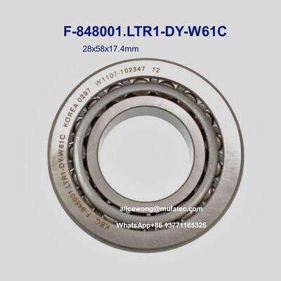 F-848001.LTR1-DY-W61C Automotive Differential Bearings 28x58x17.4mm