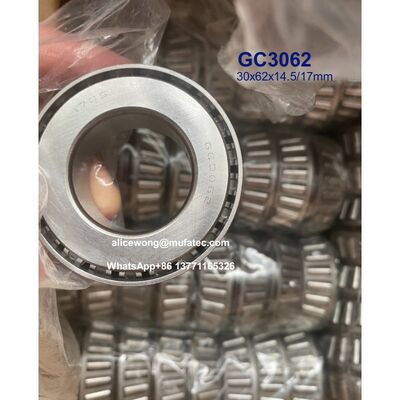 GC3062 30x62x14.5/17mm transmission bearings single row taper roller bearings