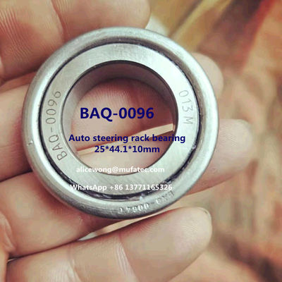 BAQ-0096 automotive steer rack bearing angular contact ball bearing 25*44.1*10mm