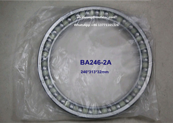 BA246-2A Kobelco excavator large travel bearing angular contact ball bearing 246*313*32mm