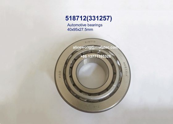 518712 2331257 automotive bearings taper roller bearings 40*95*27.5mm
