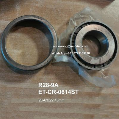 R28-9A ET-CR-0614ST MD724117 Automobile Bearings Inch Taper Roller Bearings 28x63x22.45mm